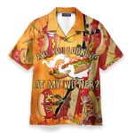Are You Looking At My Wiener Hawaiian Shirt
