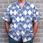 Mighty Morphin Power Rangers Blue Ranger Cosplay Costume Hawaiian Shirt & Beach Shorts