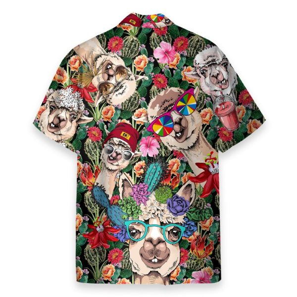 Llama Hawaiian Shirts Klz1072160Lb
