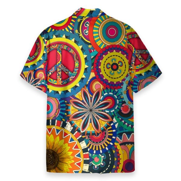 Hippie Colorful Summer Vibe Tropical Hawaiian Shirt