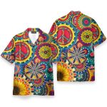Hippie Colorful Summer Vibe Tropical Hawaiian Shirt
