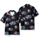 Volleyball Tropical Men'S Button'S Up Shirts Hawaiian Shirt