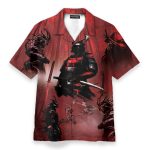 Samurai Combat Japanese Style Hawaiian Shirt