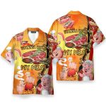 Wanna Rub My Meat Funny Barbecue Hawaiian Shirt