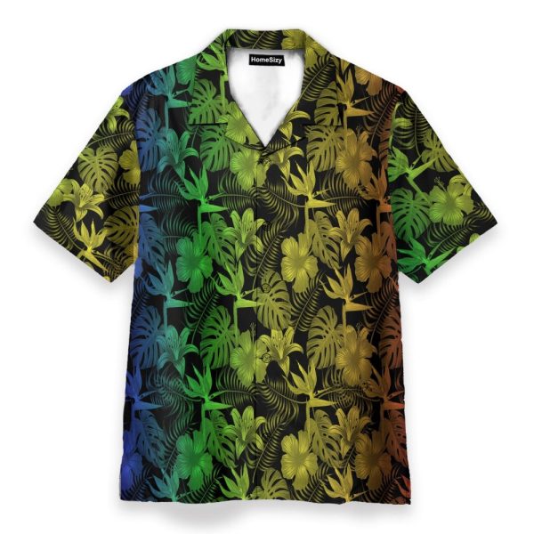 Light Colorful Tropical Hawaiian Shirt & Beach Shorts