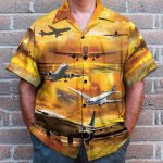 Planes Men'S Button'S Up Shirts Hawaiian Shirt