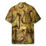 Ancient Harp Men'S Button'S Up Shirts Hawaiian Shirt
