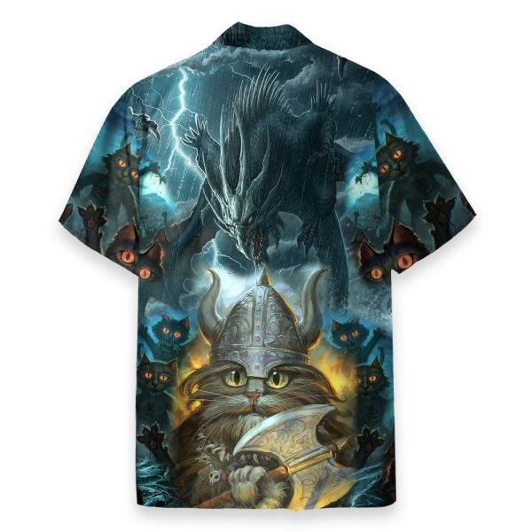 In Valhalla Cats See You Hawaiian Shirt