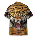 Tiger Roar Men'S Button'S Up Shirts Hawaiian Shirt & Beach Shorts