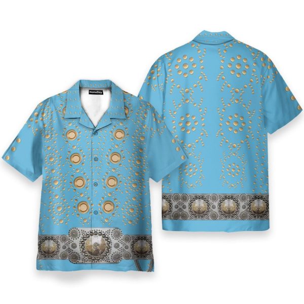 Elvis Presley Cosplay Costume Hawaiian Shirt & Beach Shorts