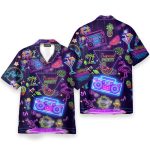 Tropical Party Neon Hello Summer Hawaiian Shirt