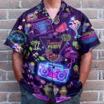 Tropical Party Neon Hello Summer Hawaiian Shirt