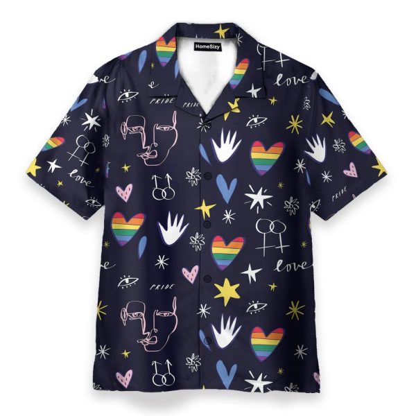 Lgbt Pride Funny Button'S Up Shirts Hawaiian Shirt