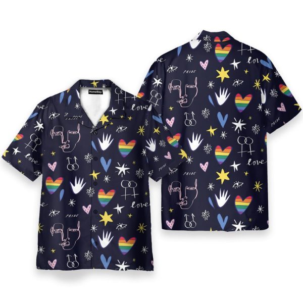 Lgbt Pride Funny Button'S Up Shirts Hawaiian Shirt