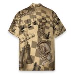 Amazing Chess Men'S Button'S Up Shirts Hawaiian Shirt