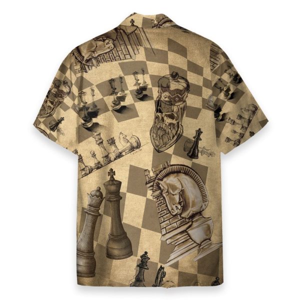 Amazing Chess Men'S Button'S Up Shirts Hawaiian Shirt