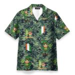 Irish Menshirt Men'S Button'S Up Shirts Hawaiian Shirt