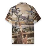 Aircrafts Men'S Button'S Up Shirts Hawaiian Shirt