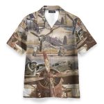 Aircrafts Men'S Button'S Up Shirts Hawaiian Shirt