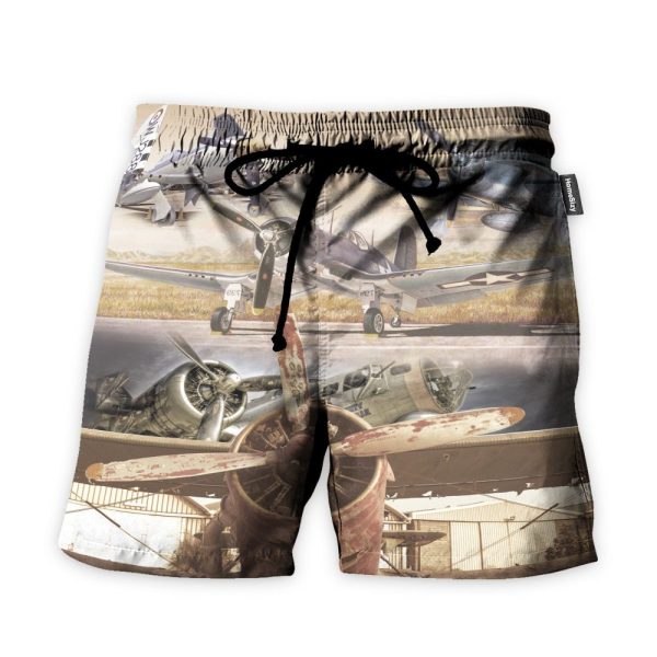 Aircrafts Men'S Button'S Up Shirts Hawaiian Shirt