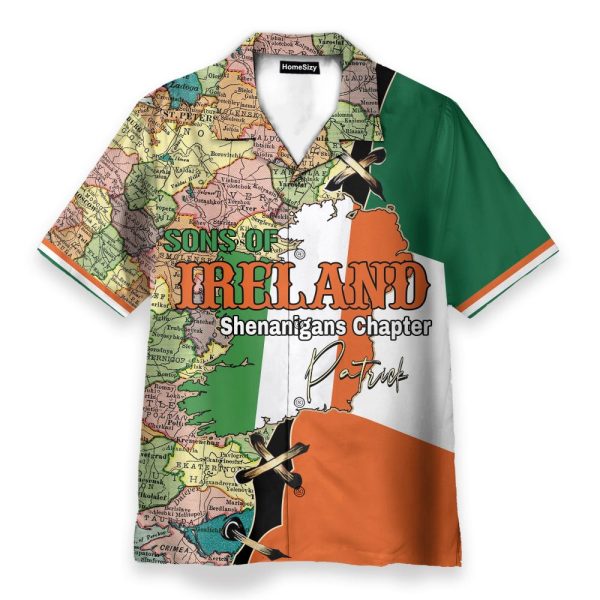 Sons Of Ireland Shenanigans Chapter Hawaiian Shirt