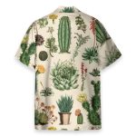 Cactus Summer Men'S Button'S Up Shirts Hawaiian Shirt