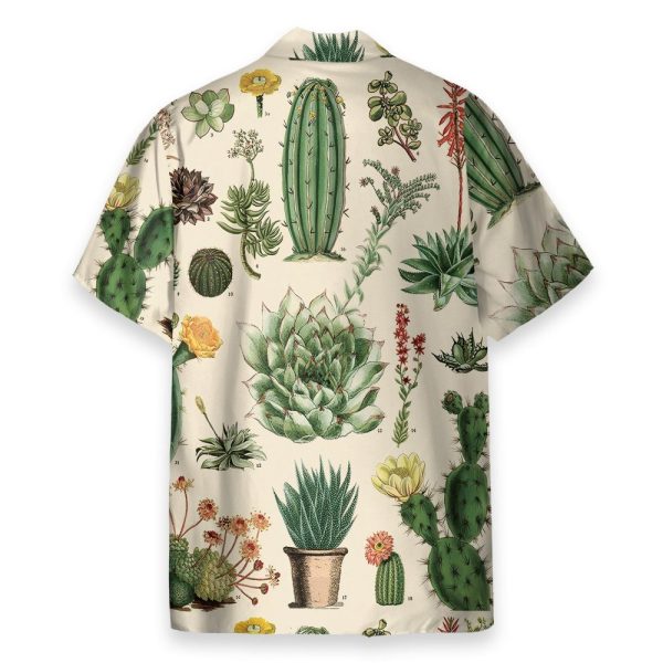 Cactus Summer Men'S Button'S Up Shirts Hawaiian Shirt