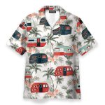 Caravan Tropical Vintage Men'S Button'S Up Shirts Hawaiian Shirt