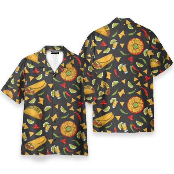 Amazing Mexican Food Funny Button'S Up Shirts Hawaiian Shirt & Beach Shorts