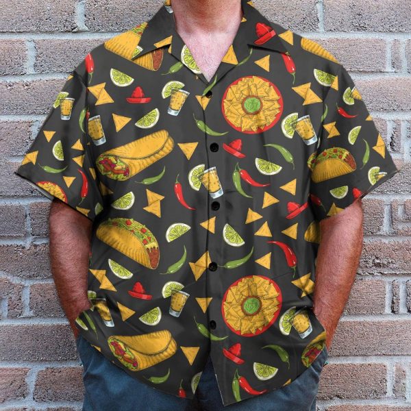 Amazing Mexican Food Funny Button'S Up Shirts Hawaiian Shirt & Beach Shorts
