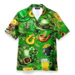 Irish Hat Saint Patricks Day Green Hawaiian Shirt