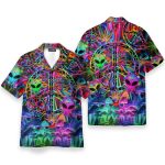Alien Stay Trippy Little Hippie Hawaiian Shirt