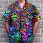 Alien Stay Trippy Little Hippie Hawaiian Shirt