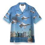 Us Air Force Thunderbirds Men'S Button'S Up Shirts Hawaiian Shirt