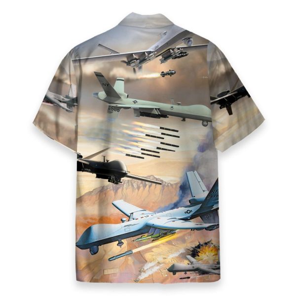 Us Air Force Men'S Button'S Up Shirts Hawaiian Shirt