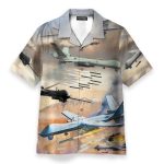 Us Air Force Men'S Button'S Up Shirts Hawaiian Shirt