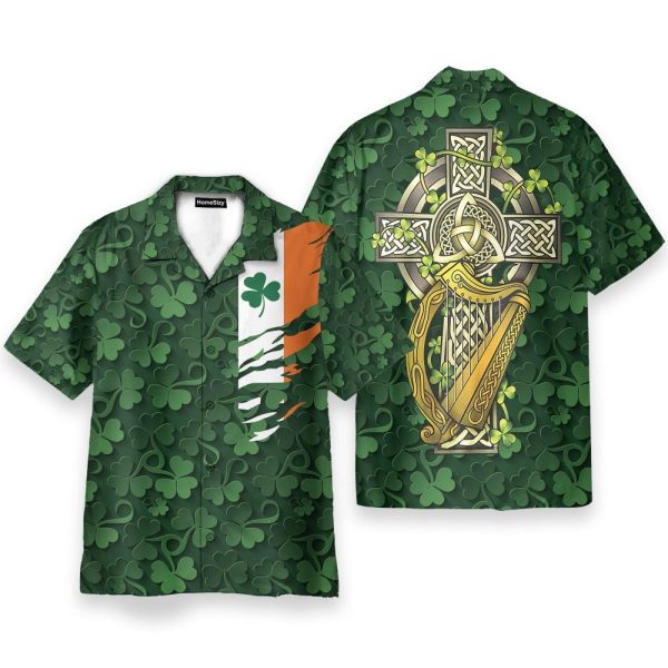 Irish Men'S Button'S Up Shirts Hawaiian Shirt