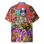 Hippie Mushroom Peace Life Hawaiian Shirt