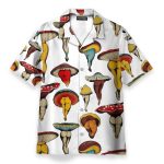 Sexy Mushroom Funny Button'S Up Shirts Hawaiian Shirt & Beach Shorts