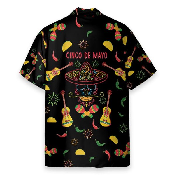 Cinco De Mayo Tacos Skull Hawaiian Shirt & Beach Shorts