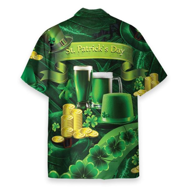 Green Beer St Patrick'S Day Hawaiian Shirt
