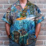 Aloha Summer Tiki Island Hawaiian Shirt