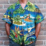 Aloha Hawai Alien Dancing On The Beach Hawaiian Shirt