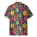 Colorful Fruit Ukulele Tropical Pattern Hawaiian Shirt & Beach Shorts