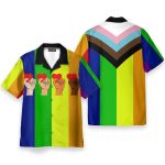 Amazing Lgbt Hand Holding Heart Hawaiian Shirt