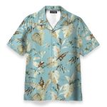 Awesome Floral Men'S Button'S Up Shirts Hawaiian Shirt & Beach Shorts