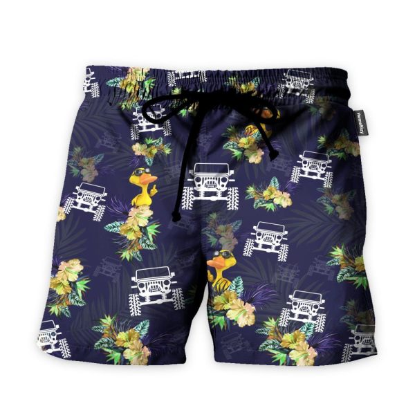 Jeep Duck Funny Button'S Up Shirts Hawaiian Shirt