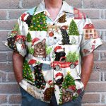 Cute Santa Cats On Christmas Hawaiian Shirt