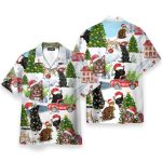 Cute Santa Cats On Christmas Hawaiian Shirt