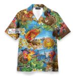 Turkey Happy Thanksgiving Hawaiian Shirt